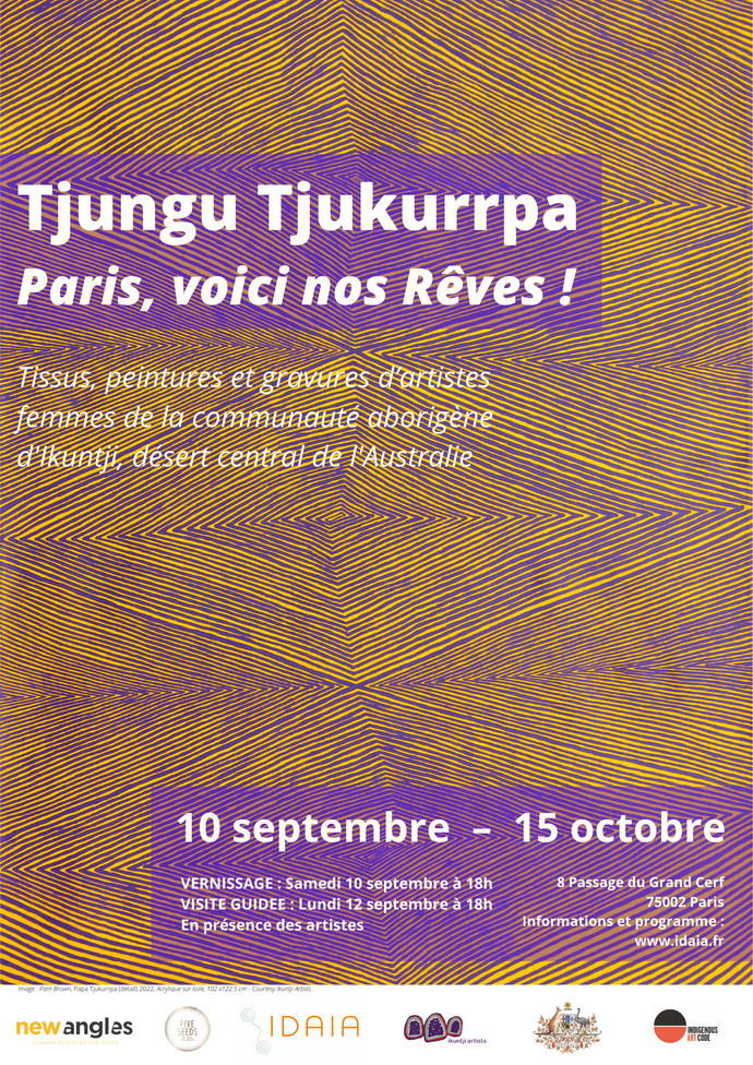 Inauguration and Educational Events around "Tjungu Tjukurrpa - Paris, here are our Dreams!"