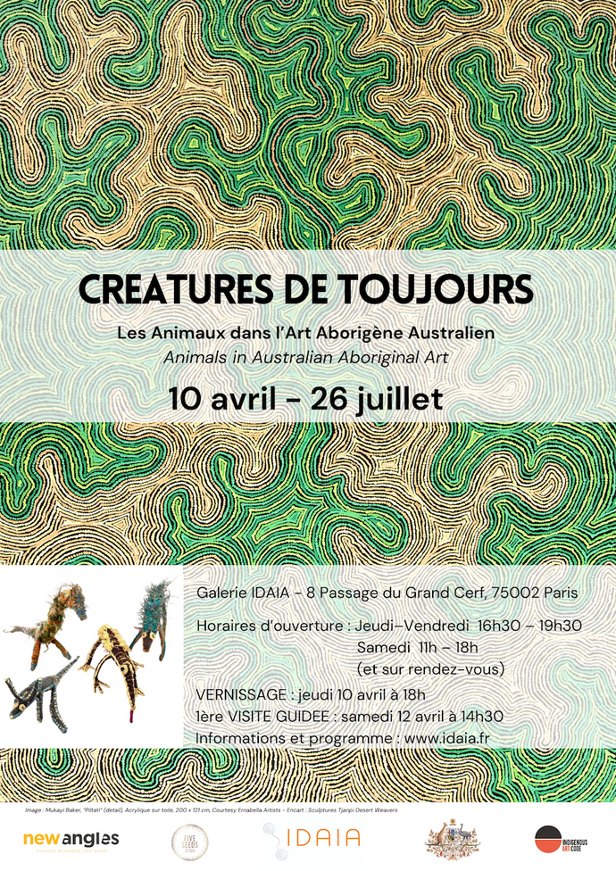 Evénements Educatifs pour "CREATURES DE TOUJOURS - Les Animaux dans l’Art Aborigène Australien"