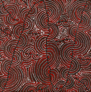 Peinture "Rêve de Mina Mina" de Christine Nakamarra Curtis