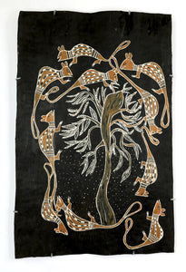 Peinture sur écorce "Marawili Tree (Arbre Marawili)" de Datjuluma Guyula