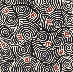 Peinture "Rêve de l'Opossum" de Ritasha Nampijinpa Martin