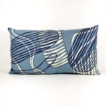 Linda Gurawana's 'Kun-madj (Dilly Bags / Collecting Bags)' Cushion - Blue, 30x50cm