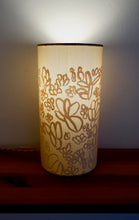 'Kun-Kirh (Mud Ripples / Mud Ripple)' Table Lamp by Elizabeth Kandabuma - Iridescent beige, 24x12cm