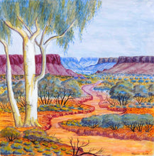 Scarf "Eastern MacDonnell Mountains" by Therese Ryder
